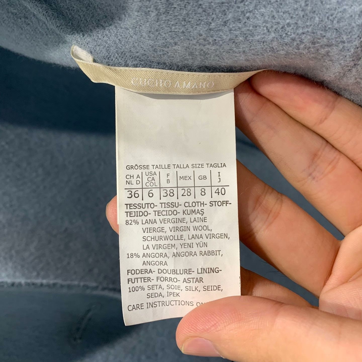 Max Mara Max Mara Blue Coat 36 Women Size S / US 4 / IT 40 - 7 Thumbnail