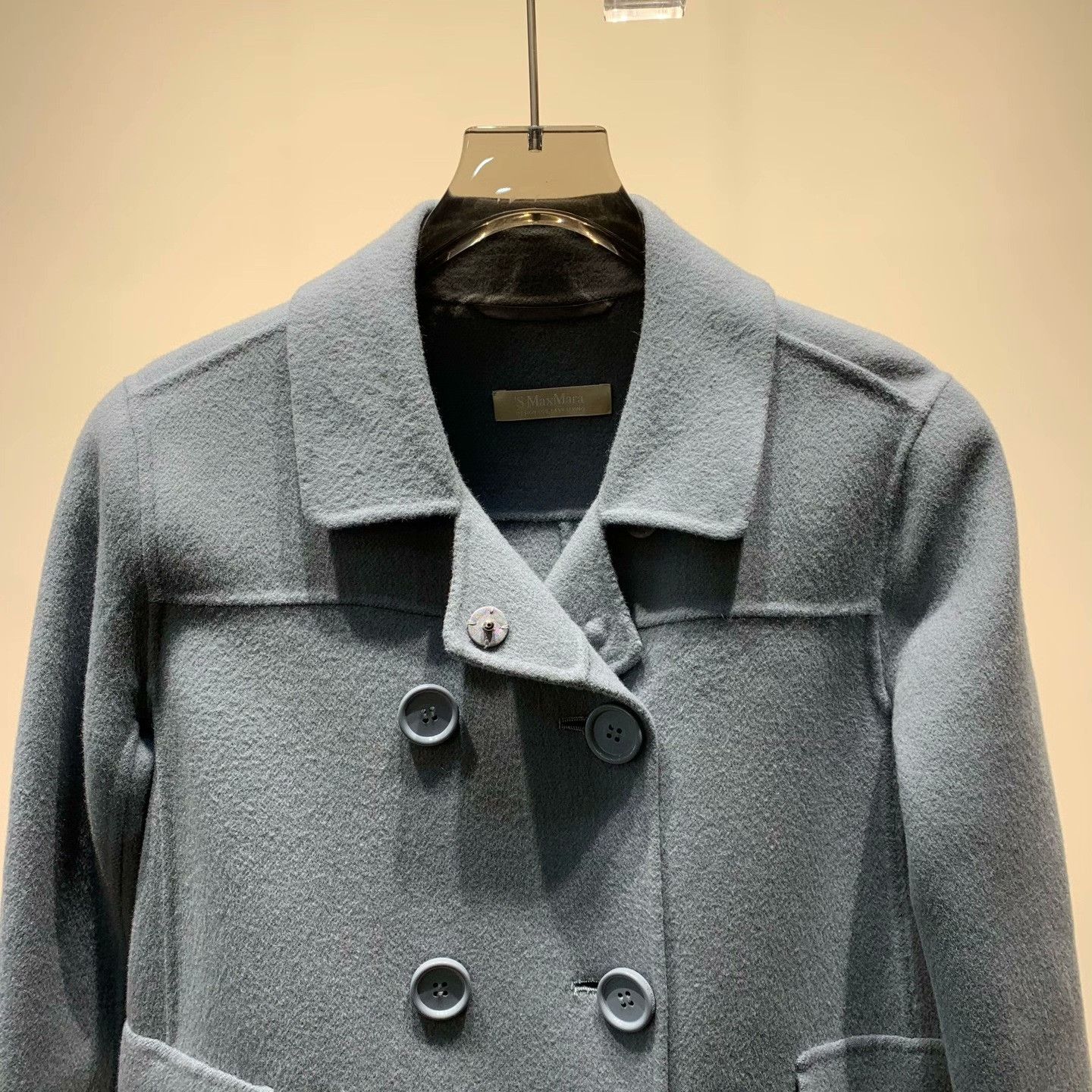 Max Mara Max Mara Blue Coat 36 Women Size S / US 4 / IT 40 - 3 Thumbnail
