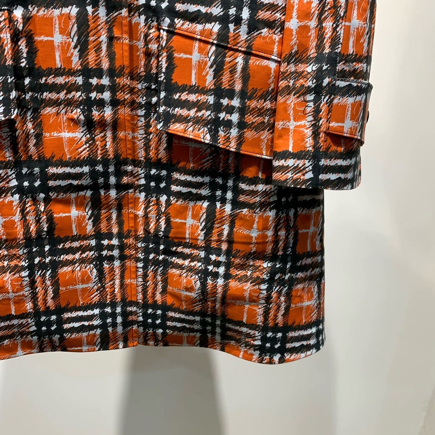 Burberry Burberry Graphic Plaid Coat 8 Women Size XS / US 0-2 / IT 36-38 - 3 Thumbnail