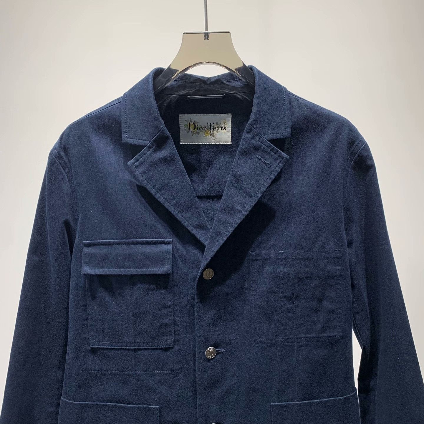 Dior Dior Collab Blue Suit 46 Men Size 40R - 3 Thumbnail