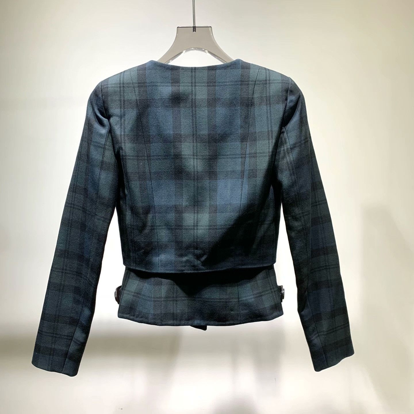 Other Other Wool Plaid Jacket 34 Women Size XS / US 0-2 / IT 36-38 - 2 Thumbnail