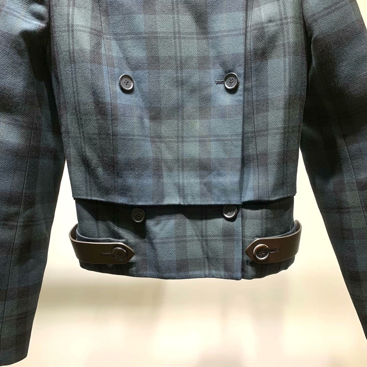 Other Other Wool Plaid Jacket 34 Women Size XS / US 0-2 / IT 36-38 - 7 Thumbnail