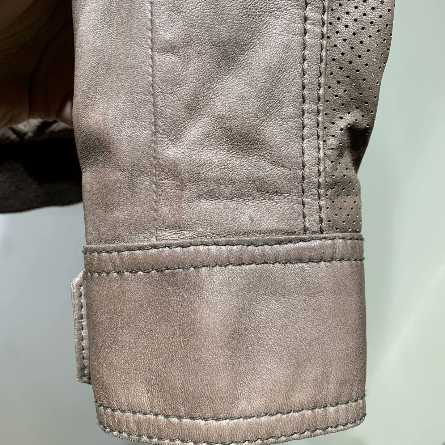 Dolce & Gabbana Dolce & Gabbana Leather Brown Leather Jacket 44 Men Size US L / EU 52-54 / 3 - 7 Thumbnail