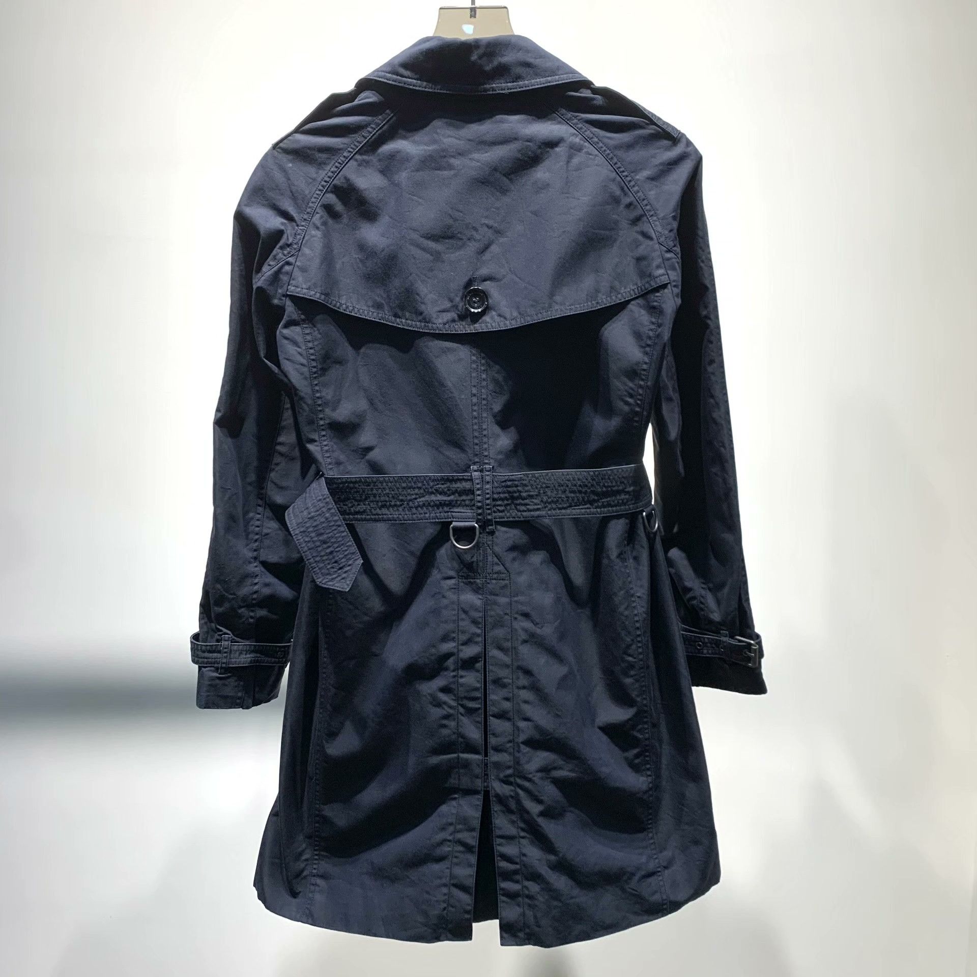 Burberry Burberry Black Coat 41 Women Size M / US 6-8 / IT 42-44 - 2 Thumbnail