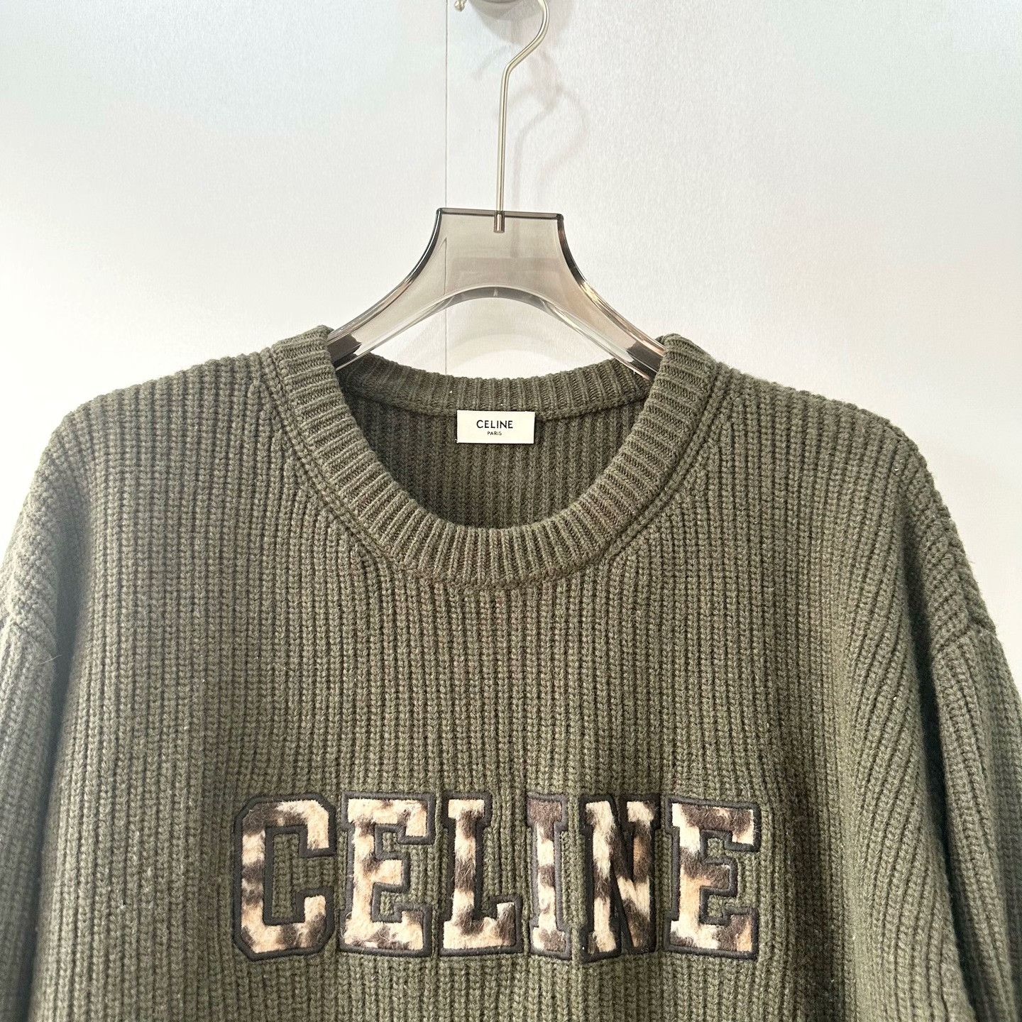 Celine Celine Retro Green Sweater S Men Size US S / EU 44-46 / 1 - 3 Thumbnail