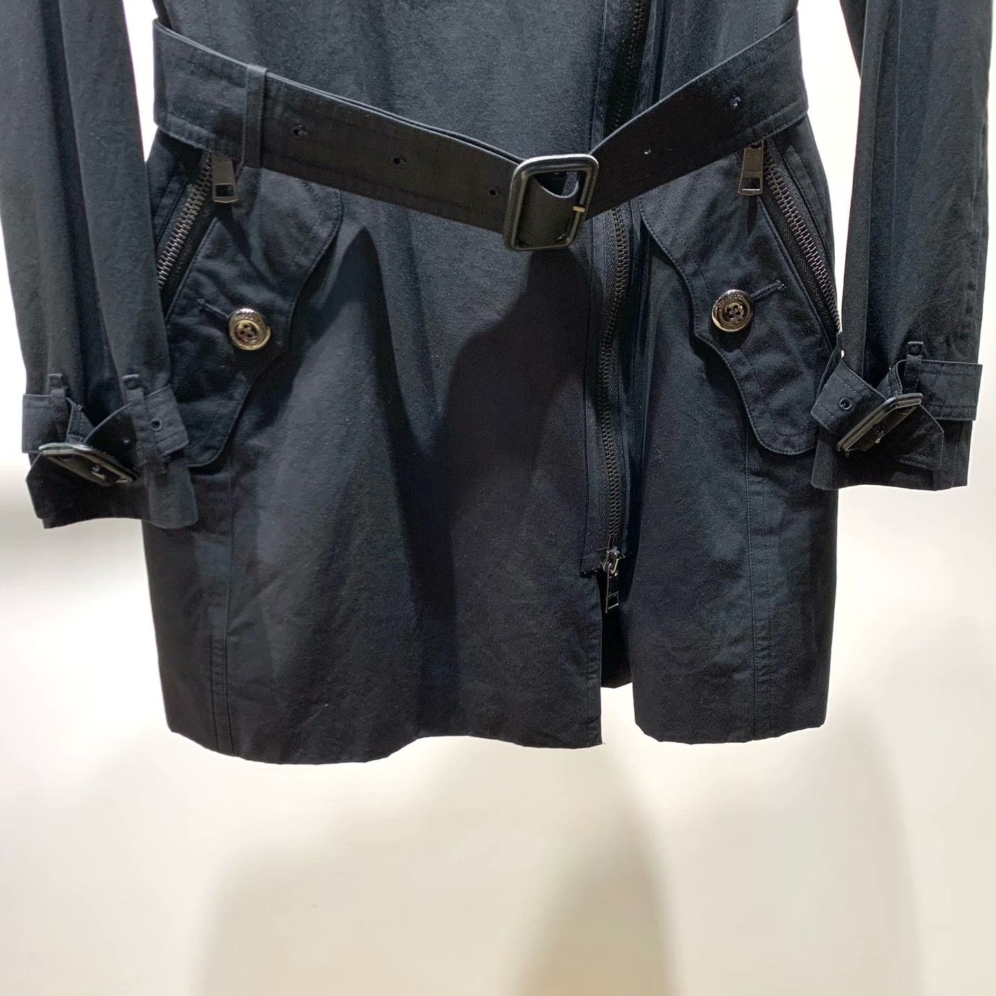 Burberry Burberry Black Coat 39 Women Size M / US 6-8 / IT 42-44 - 4 Thumbnail