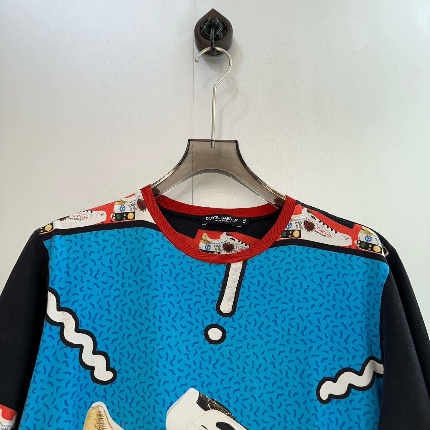 Dolce & Gabbana Dolce & Gabbana Printed Graphic Blue T-Shirt S Men Size US S / EU 44-46 / 1 - 3 Thumbnail
