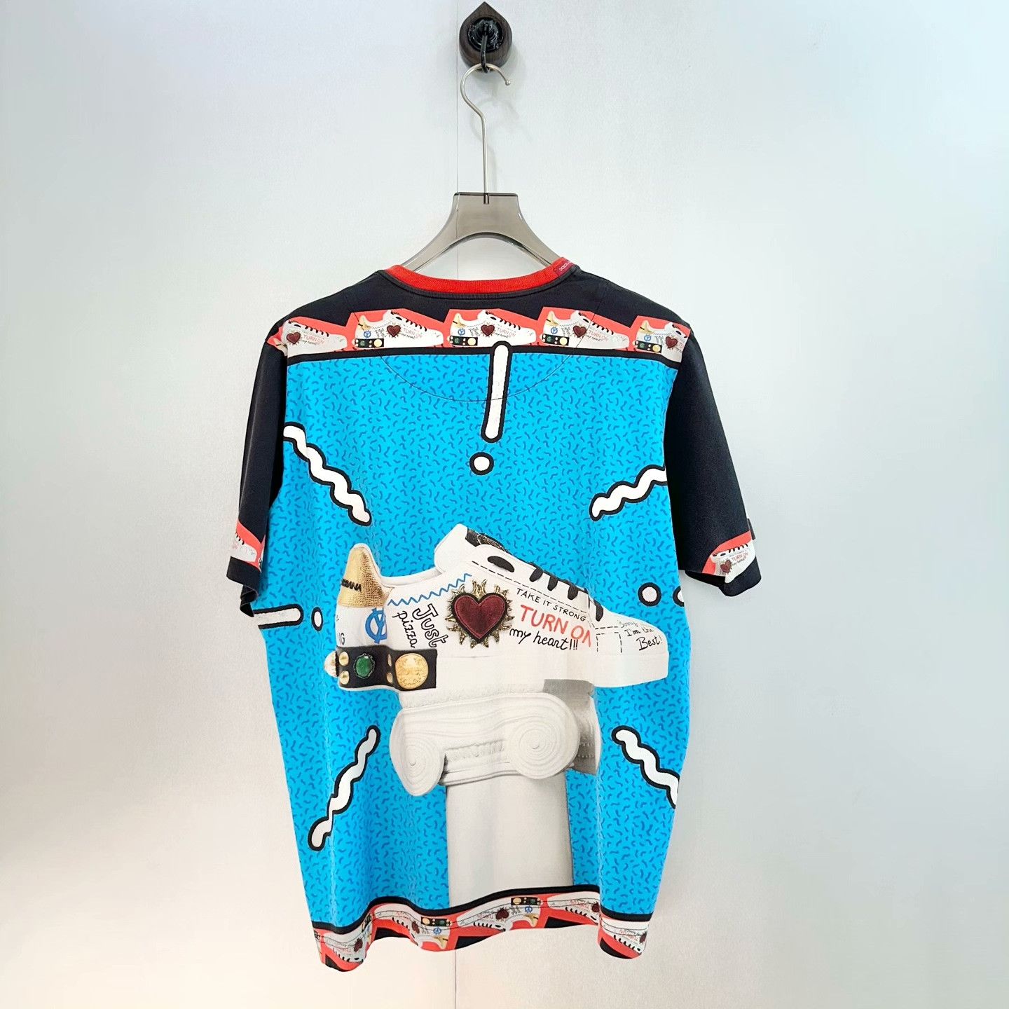 Dolce & Gabbana Dolce & Gabbana Printed Graphic Blue T-Shirt S Men Size US S / EU 44-46 / 1 - 2 Thumbnail