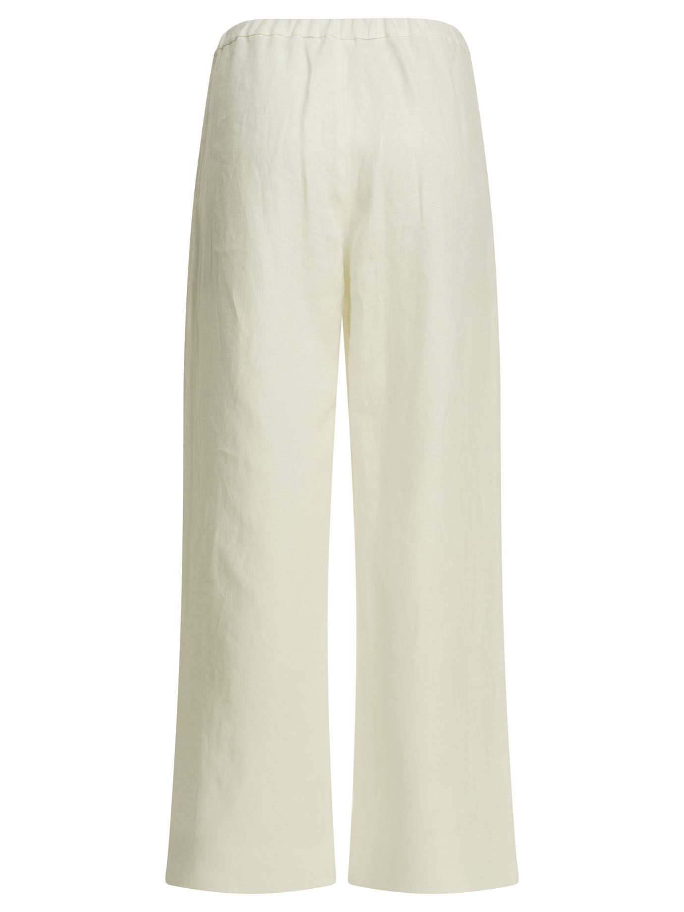 Max Mara Casual Linen Pants Size 28" / US 6 / IT 42 - 2 Thumbnail