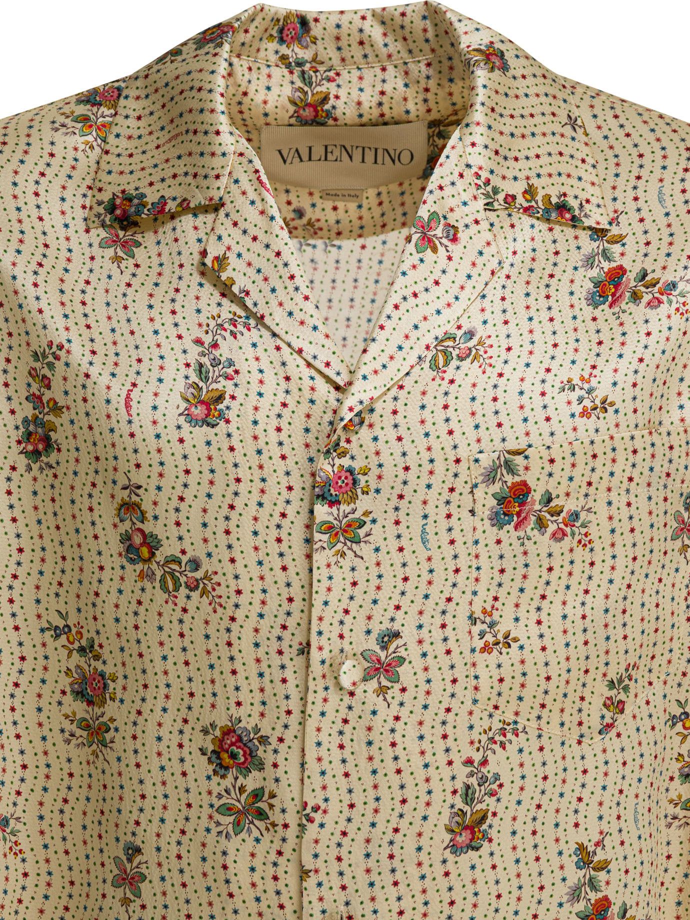 Valentino Silk Bowling Shirt Size US M / EU 48-50 / 2 - 3 Thumbnail