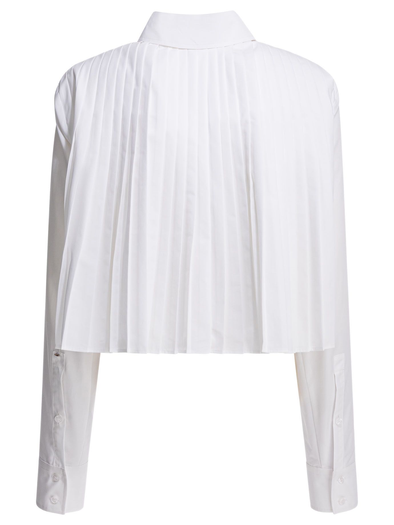 Max Mara Cotton Shirt With Pleated Back Size M / US 6-8 / IT 42-44 - 2 Thumbnail