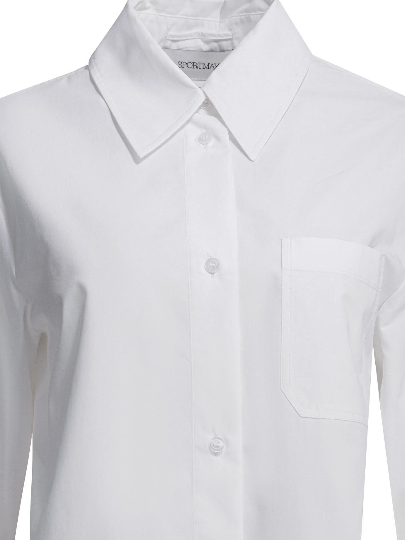Max Mara Cotton Shirt With Pleated Back Size M / US 6-8 / IT 42-44 - 3 Thumbnail