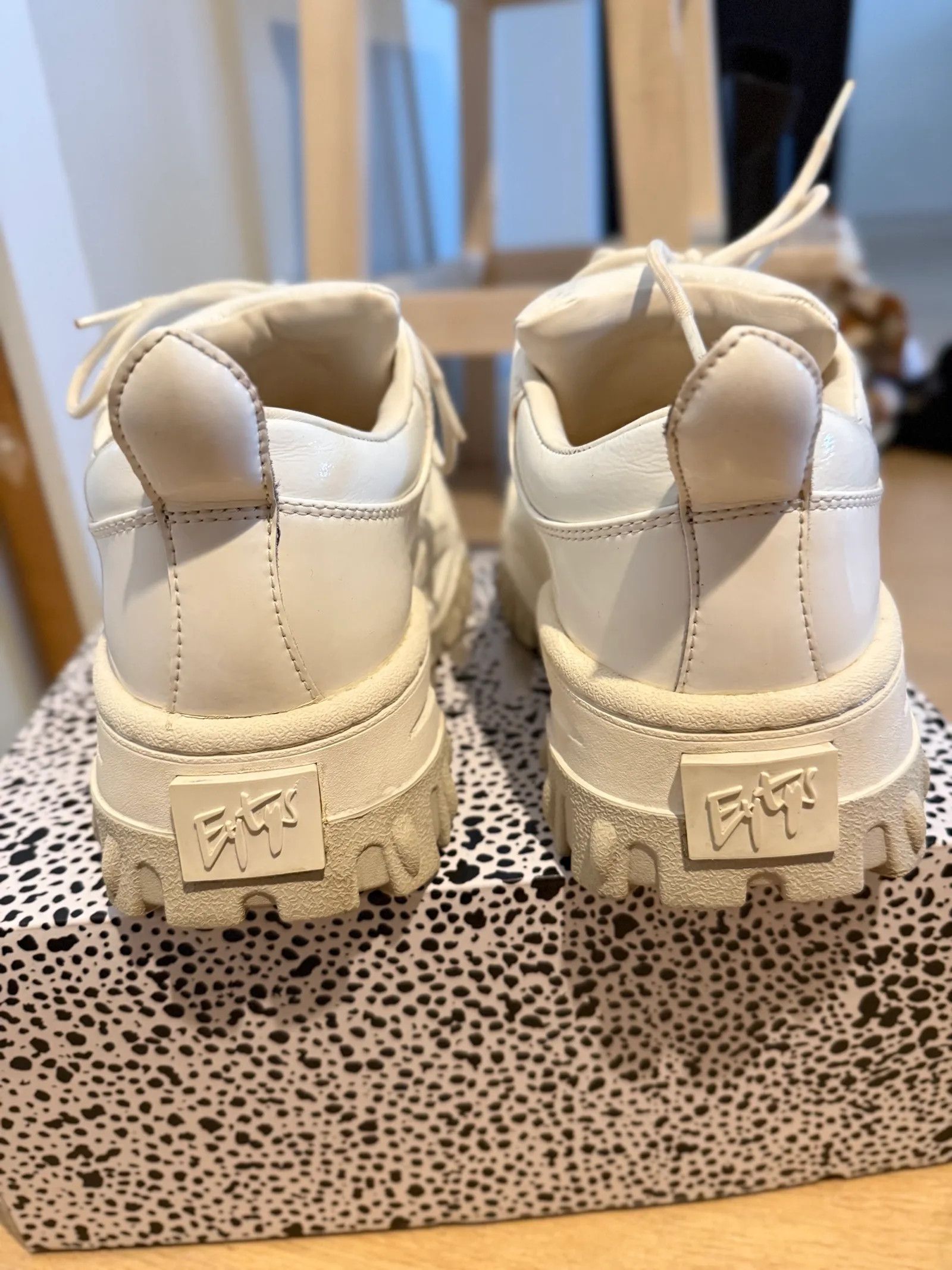 Eytys Eytys Angel Canvas Bright White Sneakers Size US 8 / IT 38 - 6 Thumbnail