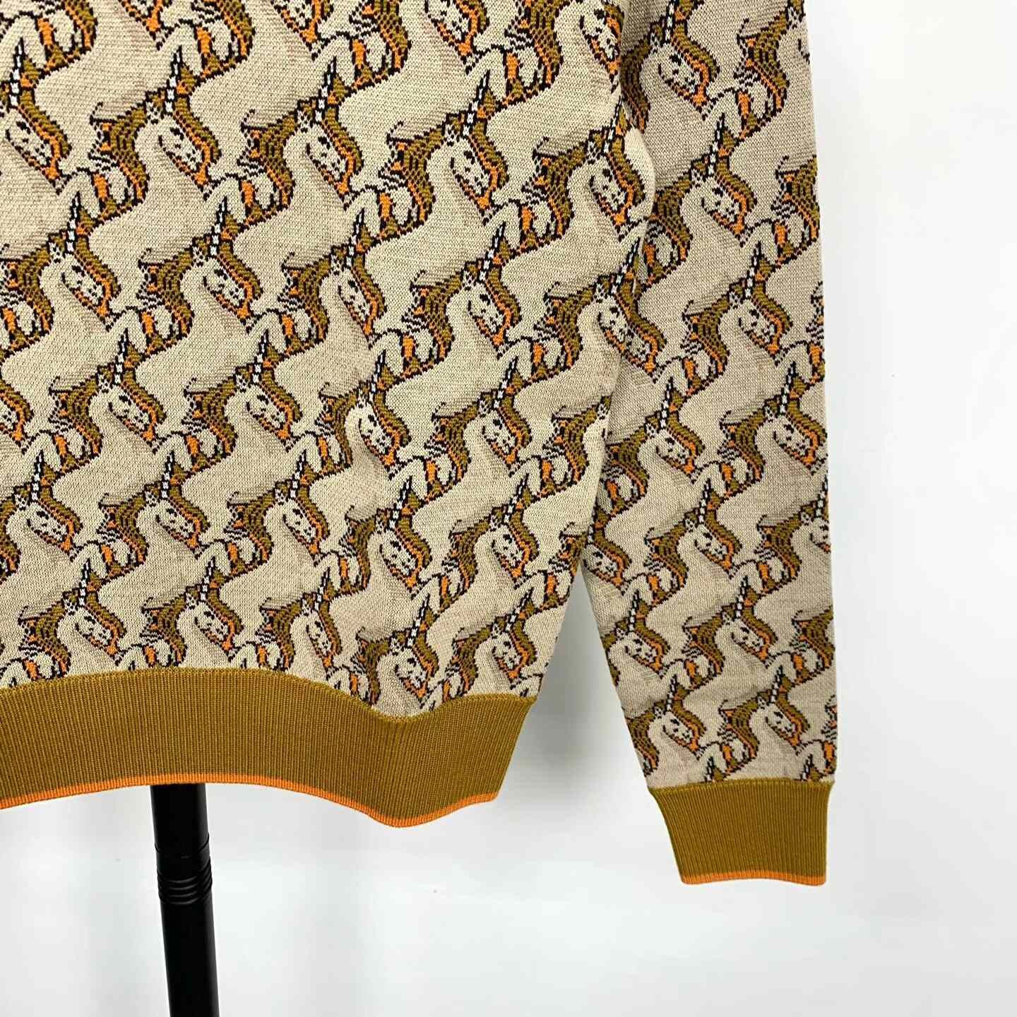 Burberry Burberry Wool Printed Sweater XS Women Size XS / US 0-2 / IT 36-38 - 7 Thumbnail