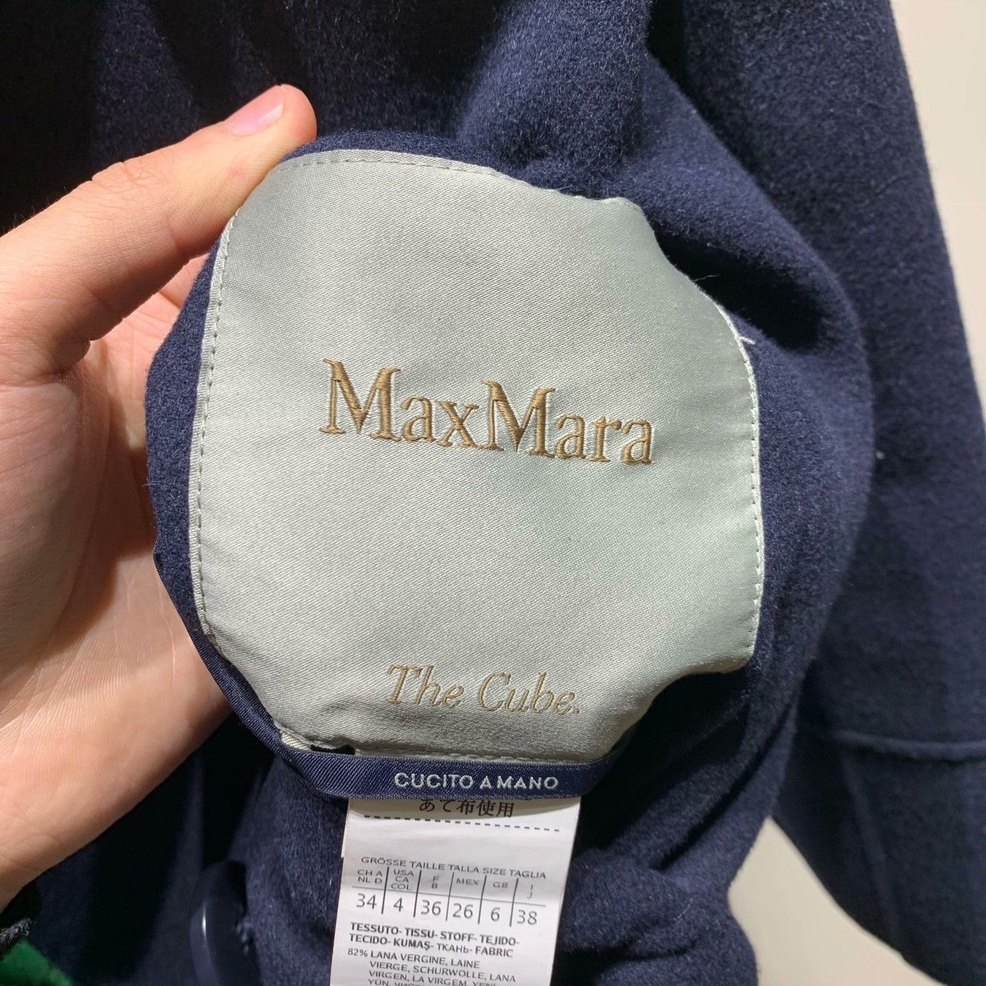 Max Mara Max Mara Down Blue Coat 34 Women Size XS / US 0-2 / IT 36-38 - 4 Thumbnail