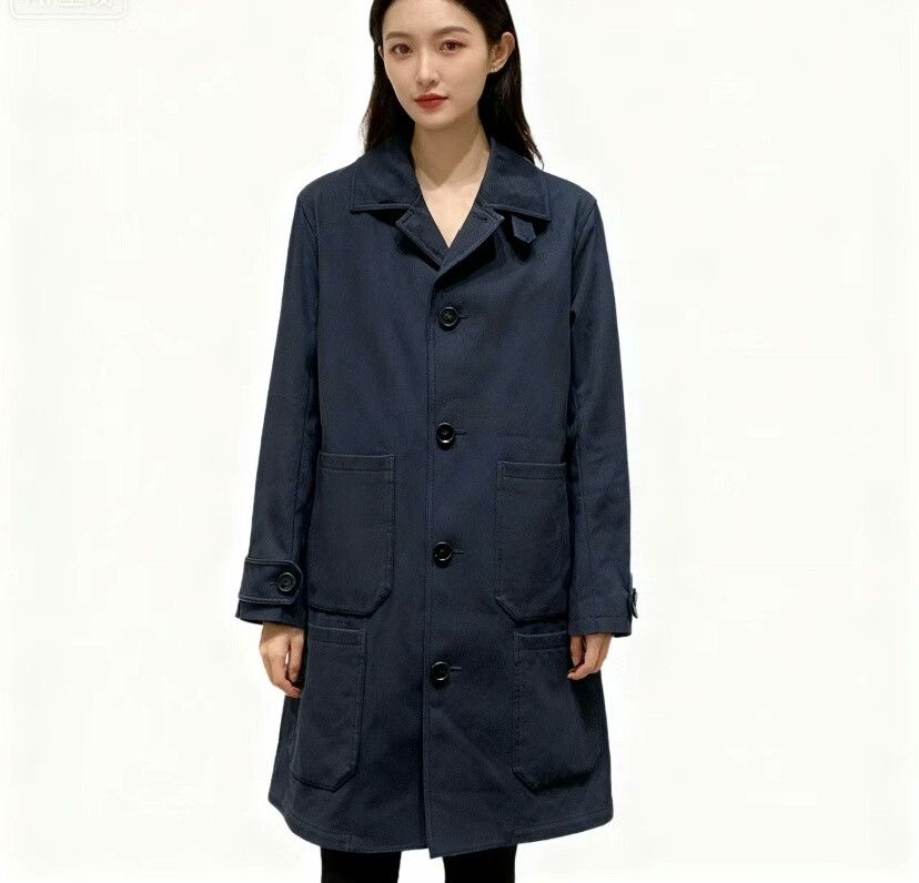 Maison Margiela Maison Margiela Blue Coat 46 Women Size L / US 10 / IT 46 - 9 Thumbnail