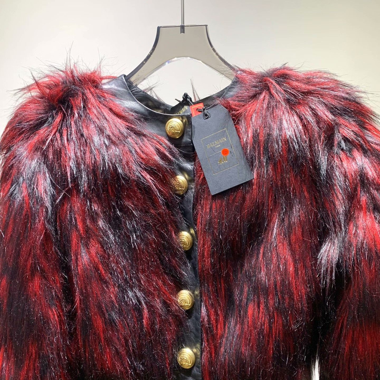 Balmain Balmain Fur Cropped Black Sweater 34 Women Size XS / US 0-2 / IT 36-38 - 4 Thumbnail