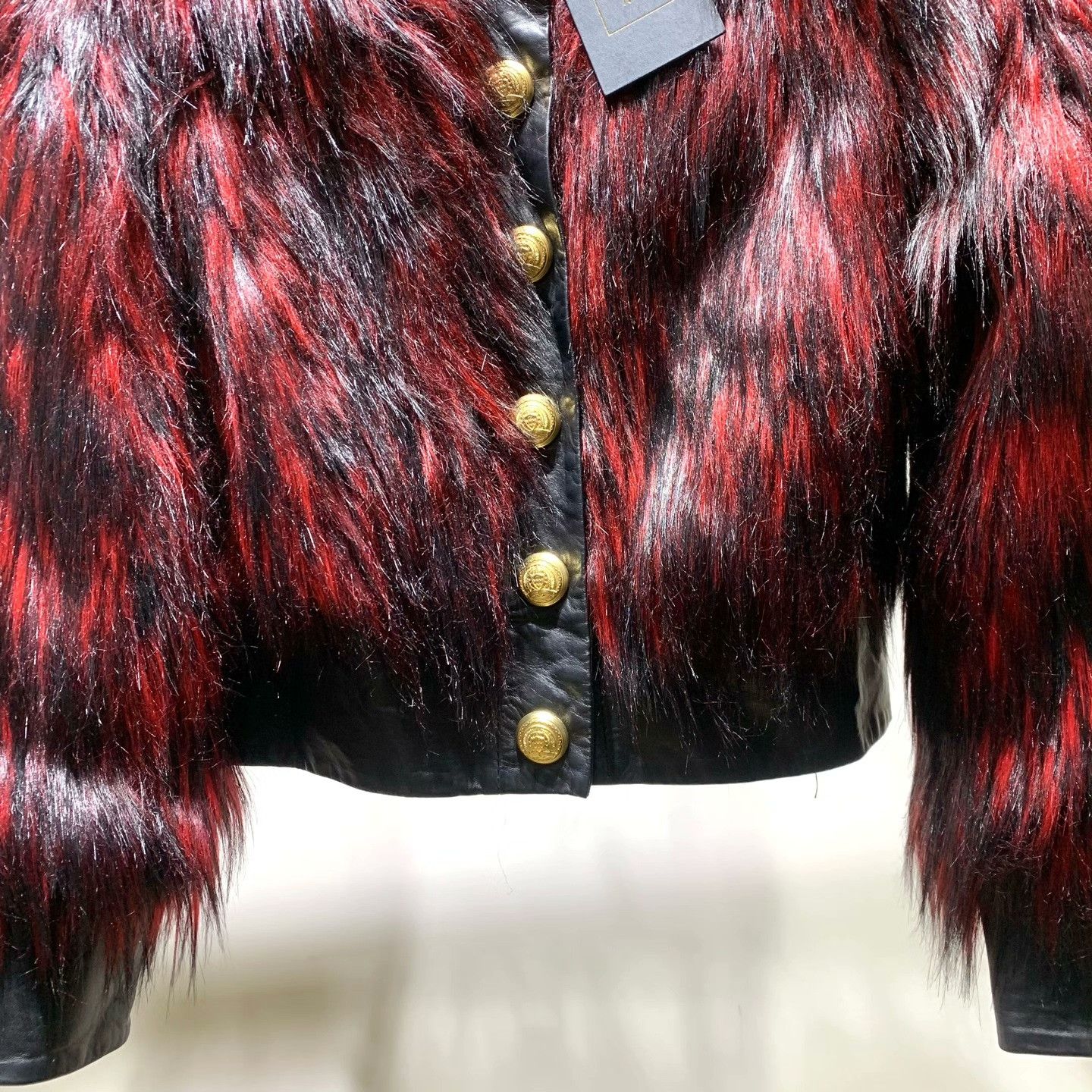 Balmain Balmain Fur Cropped Black Sweater 34 Women Size XS / US 0-2 / IT 36-38 - 3 Thumbnail