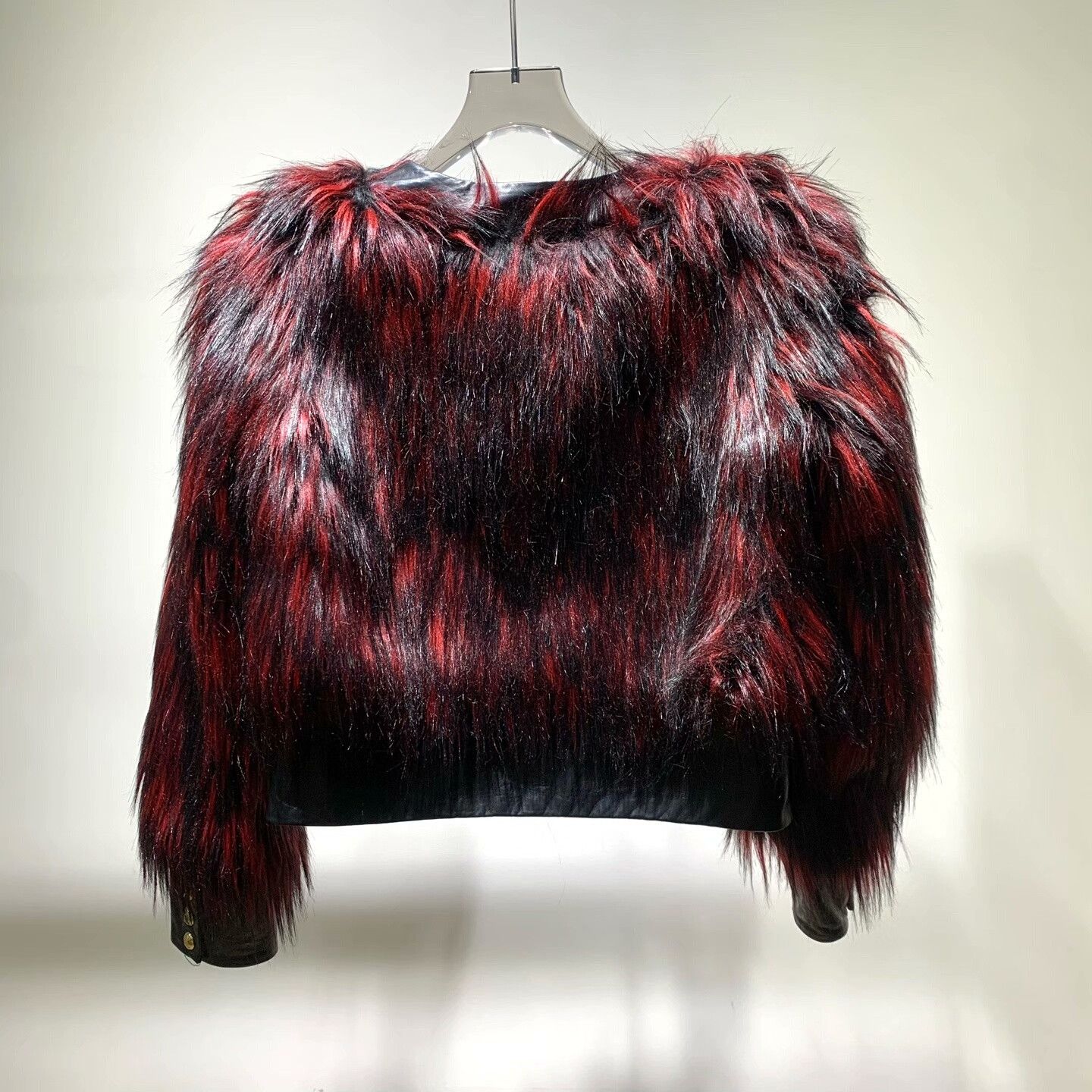 Balmain Balmain Fur Cropped Black Sweater 34 Women Size XS / US 0-2 / IT 36-38 - 2 Thumbnail