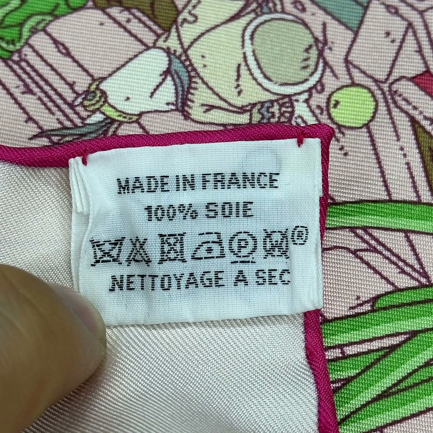 Hermes Hermes Pink Scarf 2XS Men Size ONE SIZE - 5 Thumbnail