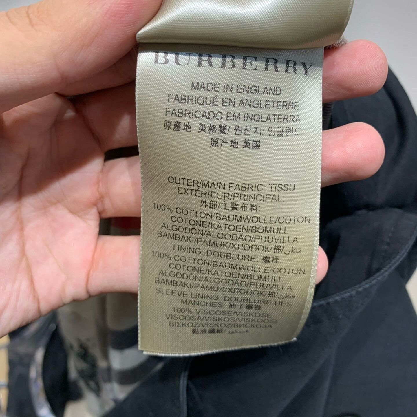 Burberry Burberry Black Coat 40 Women Size M / US 6-8 / IT 42-44 - 4 Thumbnail
