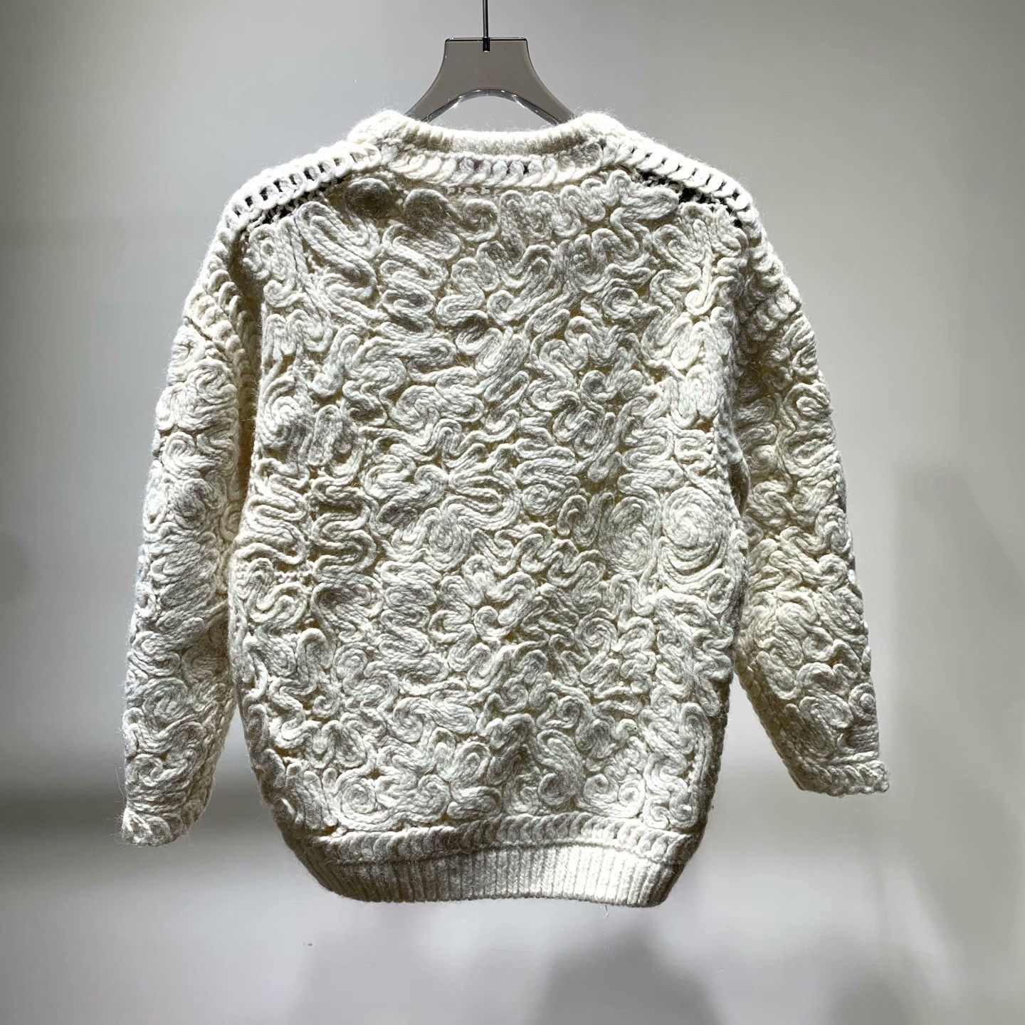 Other Knit White Sweater 38 Women Size S / US 4 / IT 40 - 2 Thumbnail