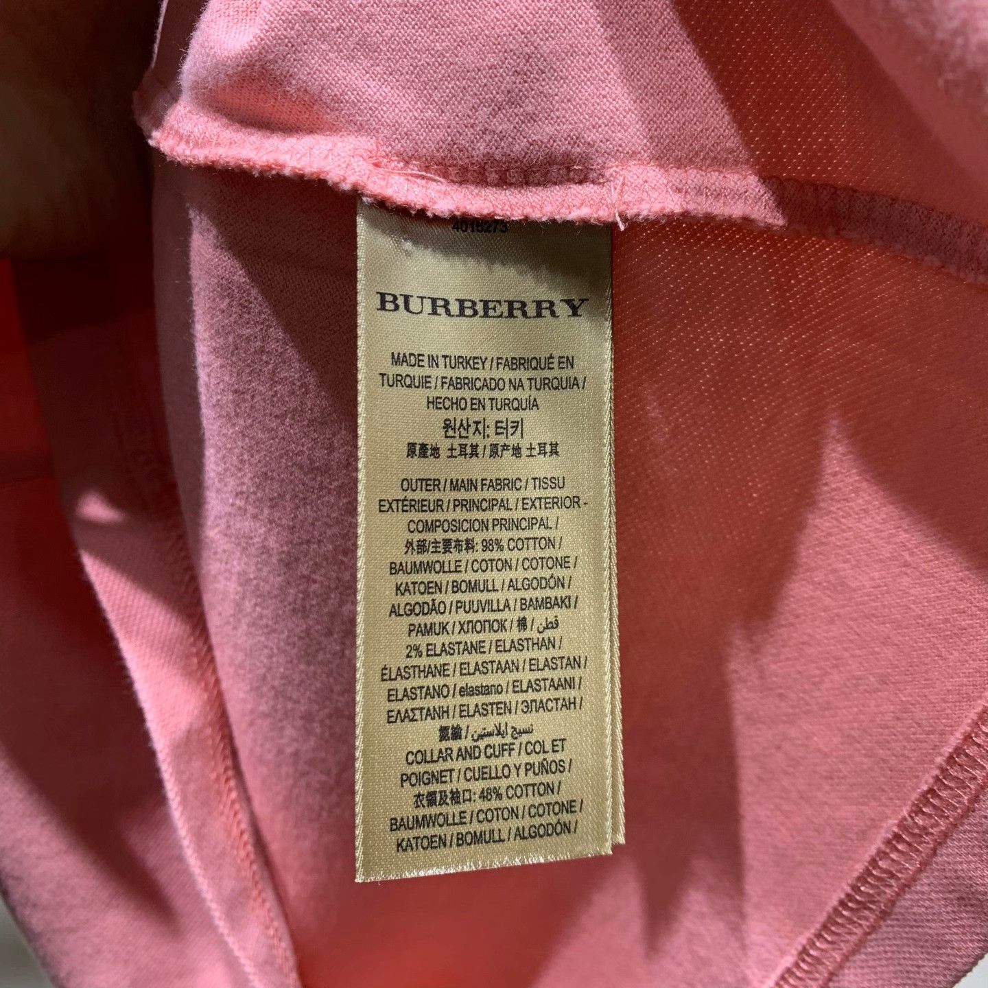 Burberry Burberry Red Polo S Men Size US S / EU 44-46 / 1 - 8 Thumbnail