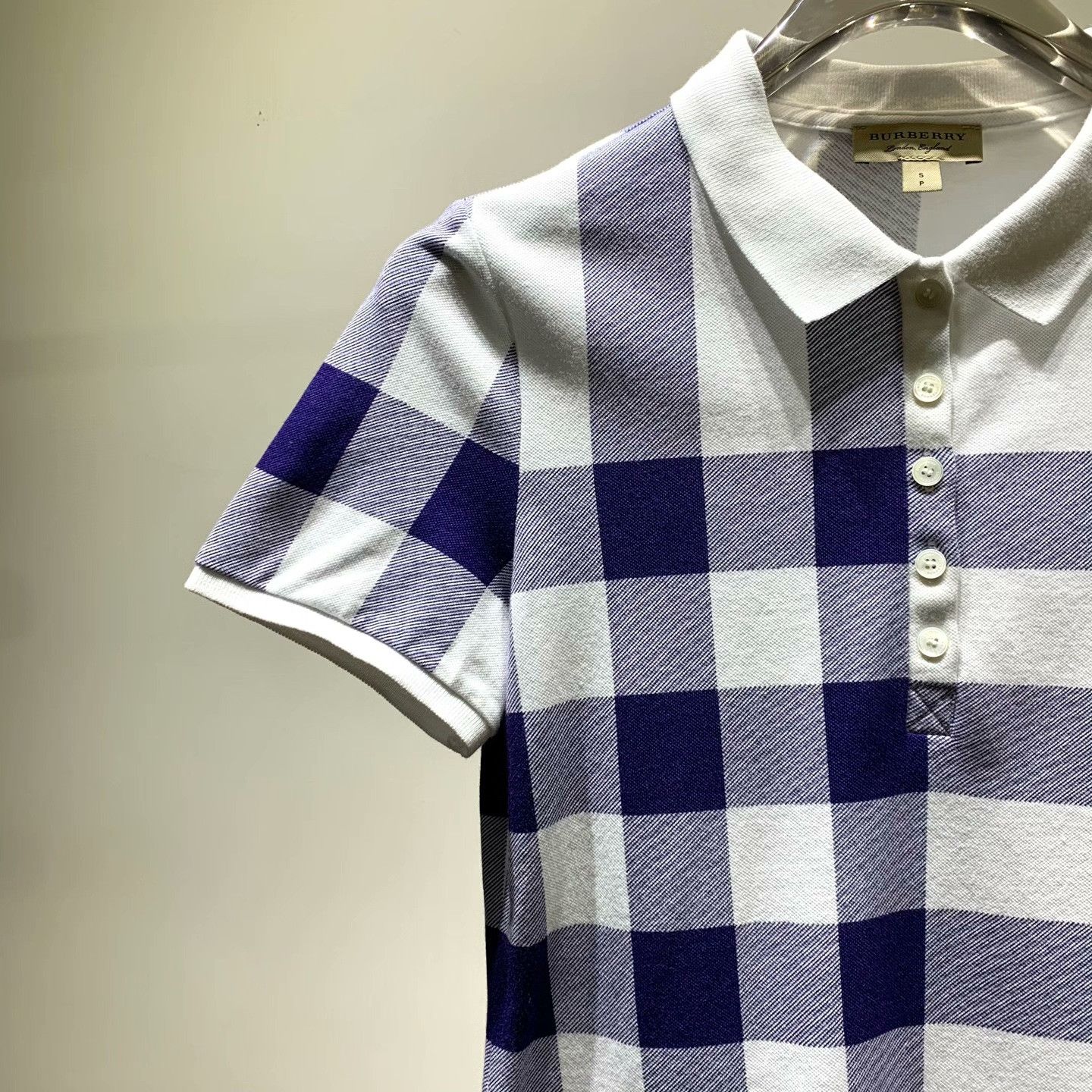 Burberry Burberry Plaid Polo S Men Size US S / EU 44-46 / 1 - 5 Thumbnail