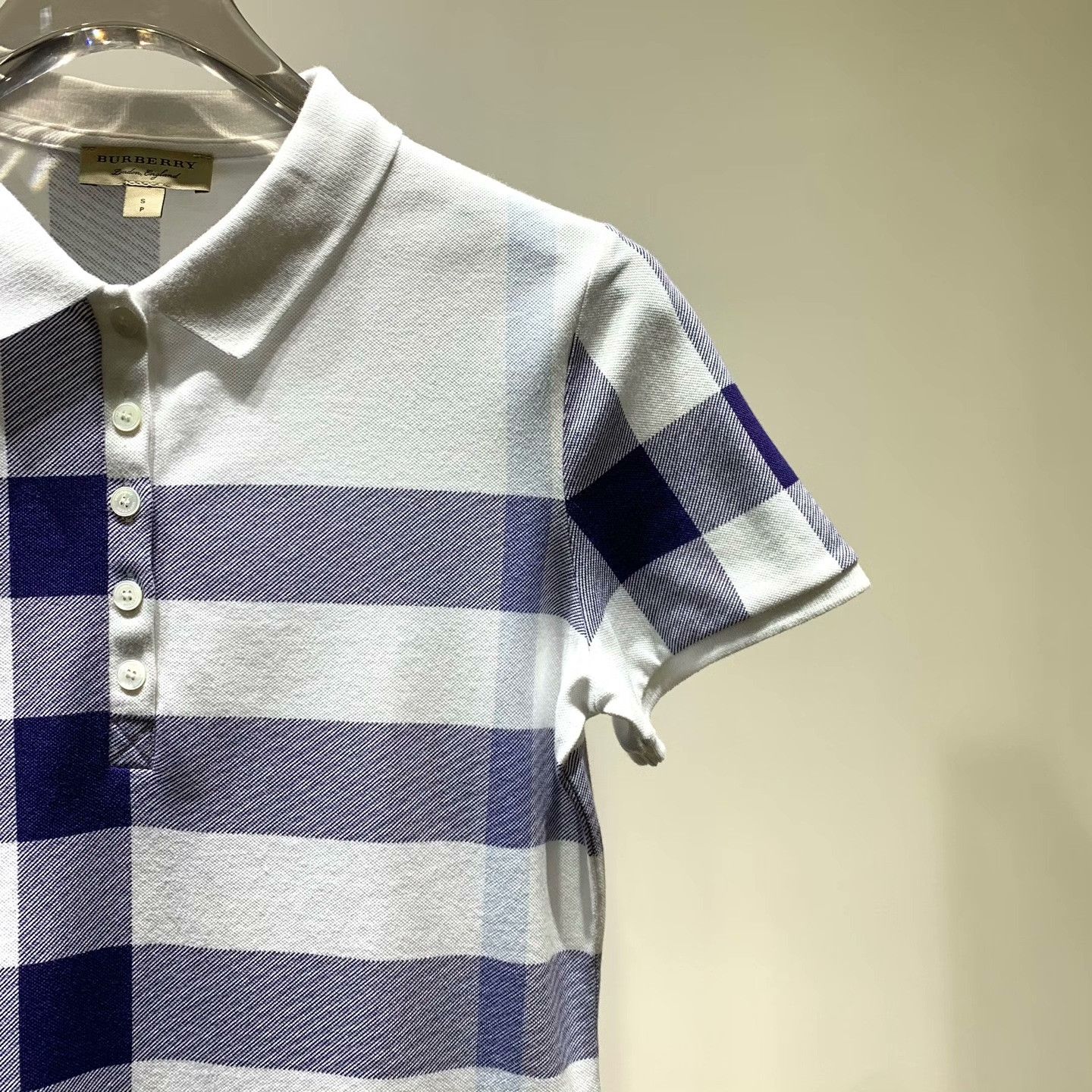 Burberry Burberry Plaid Polo S Men Size US S / EU 44-46 / 1 - 6 Thumbnail