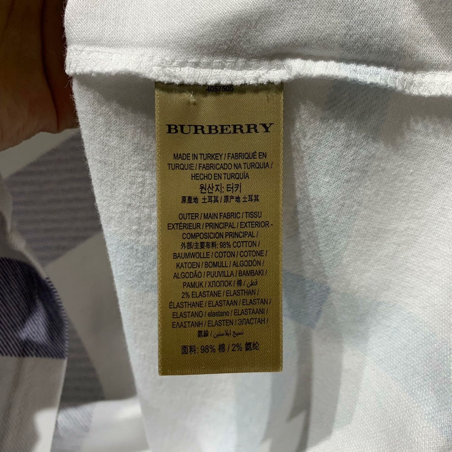 Burberry Burberry Plaid Polo S Men Size US S / EU 44-46 / 1 - 8 Thumbnail