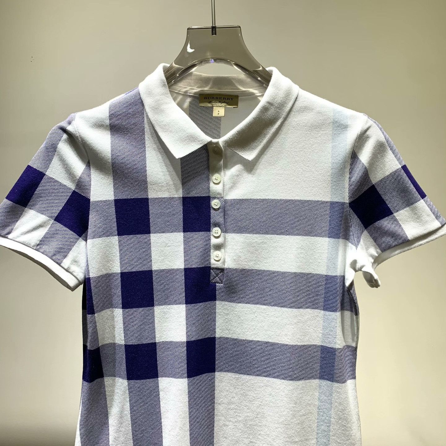 Burberry Burberry Plaid Polo S Men Size US S / EU 44-46 / 1 - 3 Thumbnail