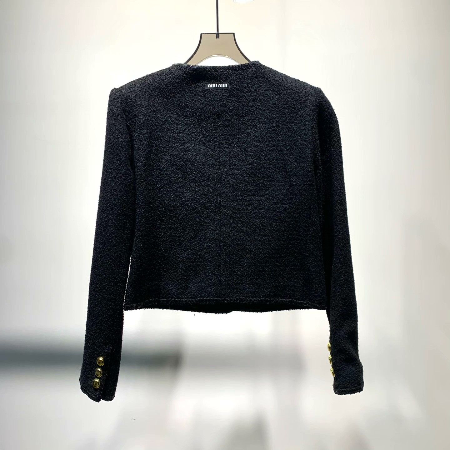 Miu Miu Miu Miu Wool Jacket 24 Women Size XS / US 0-2 / IT 36-38 - 2 Thumbnail
