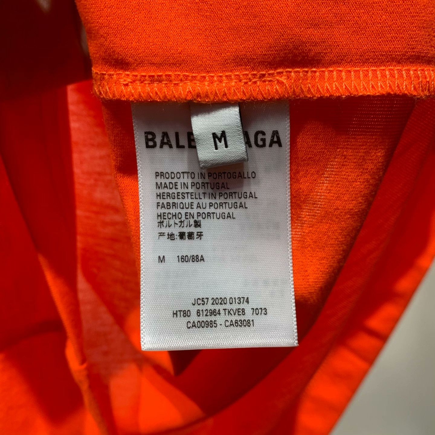 Balenciaga Balenciaga Orange T-Shirt M Women Size M / US 6-8 / IT 42-44 - 8 Thumbnail