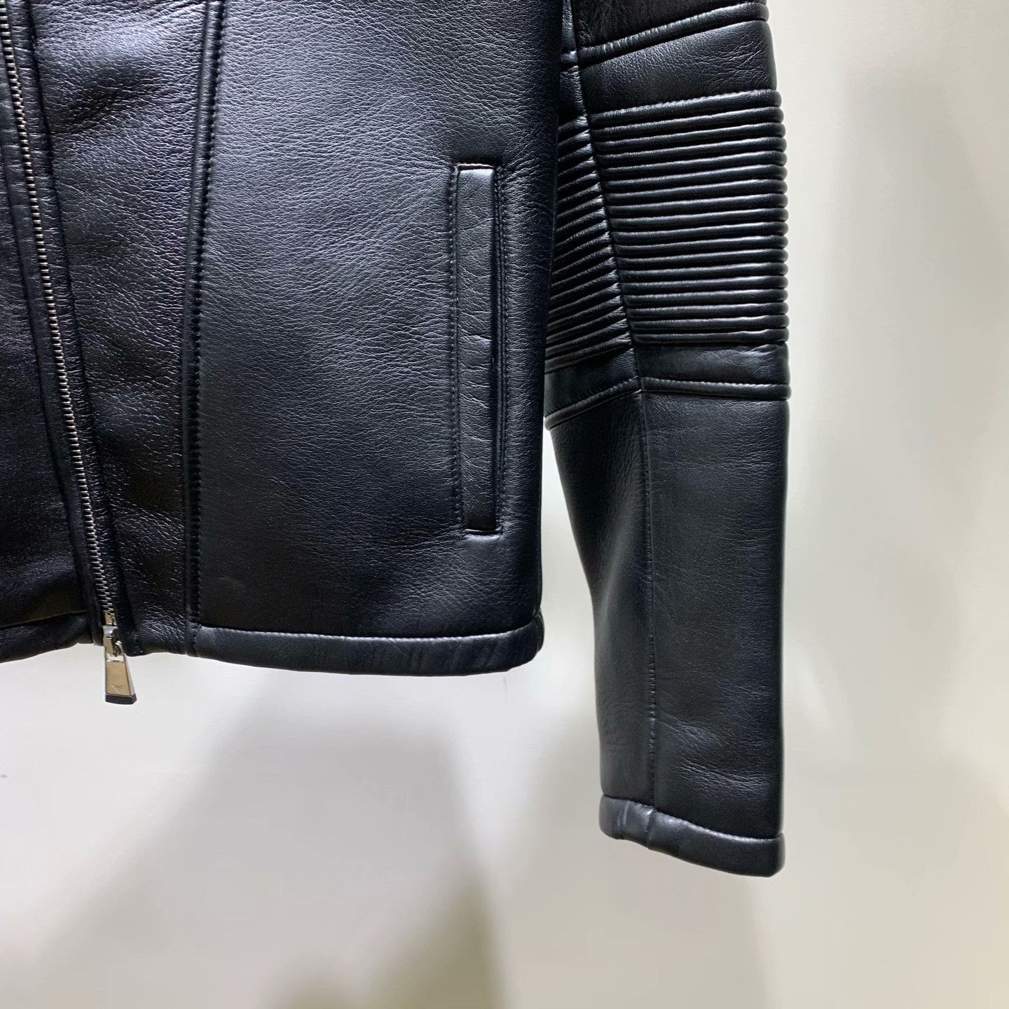 Armani Armani Black Leather Jacket 48 Men Size US XL / EU 56 / 4 - 4 Thumbnail