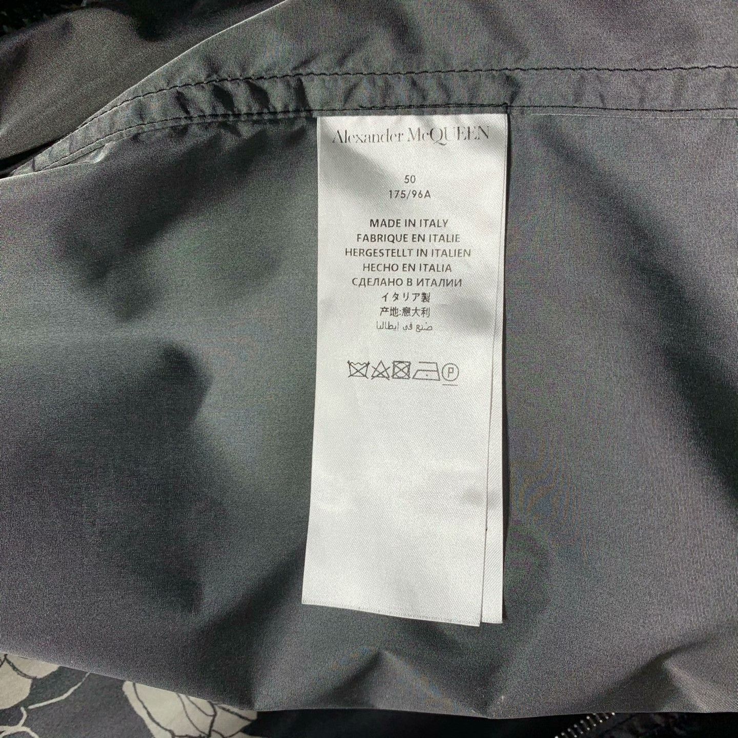 Alexander McQueen Alexander McQueen Floral Light Jacket 50 Men Size US XL / EU 56 / 4 - 4 Thumbnail