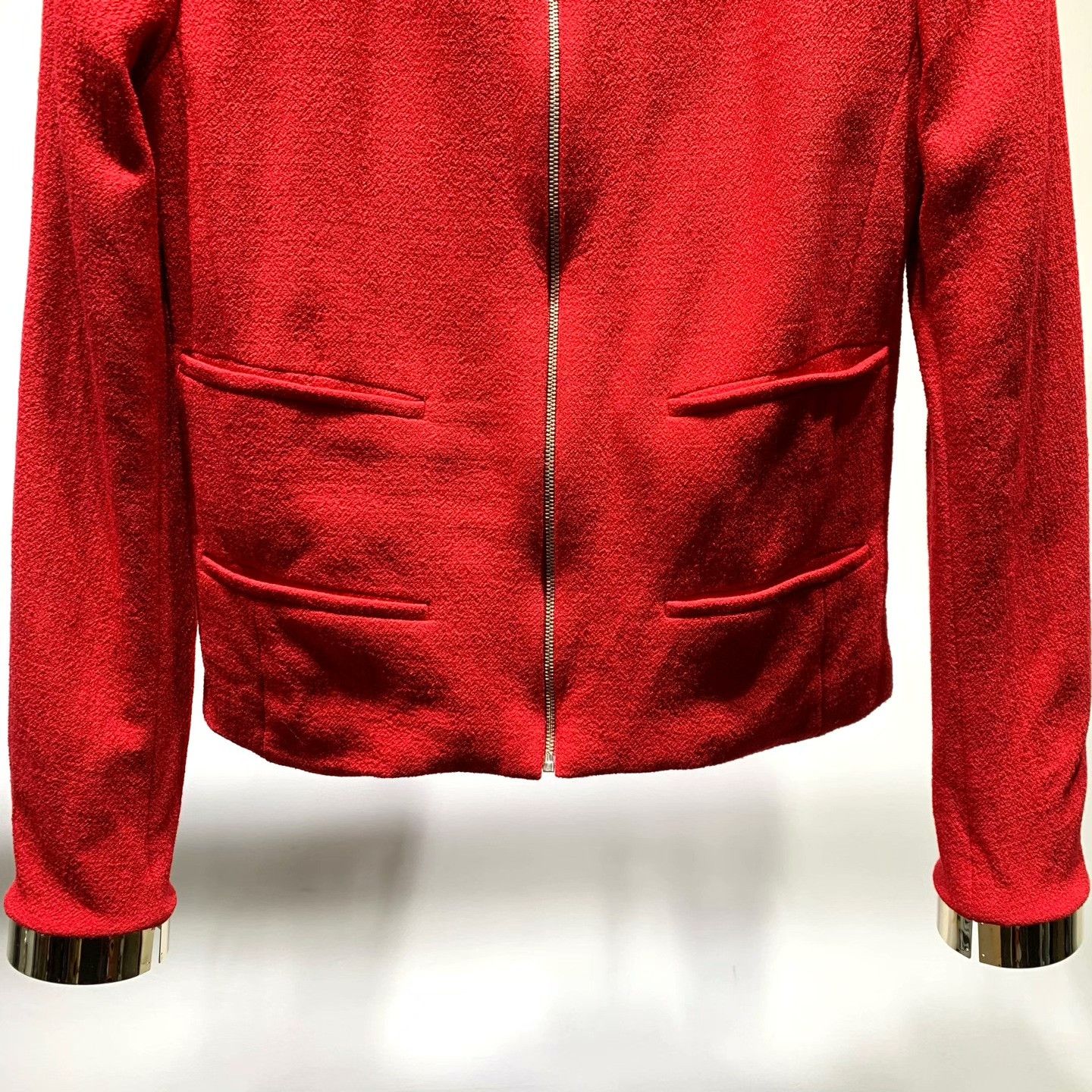 Other Other Wool Red Coat 34 Women Size XS / US 0-2 / IT 36-38 - 5 Thumbnail