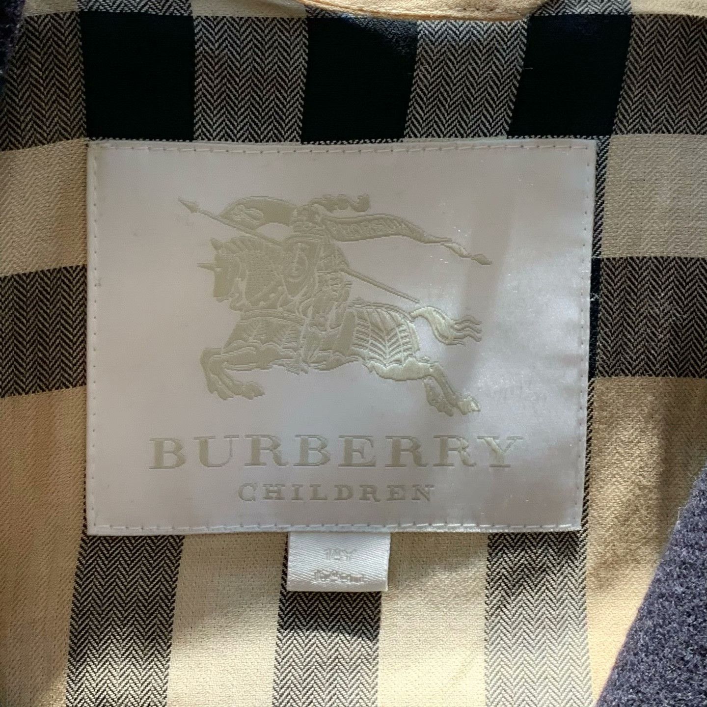 Burberry Burberry Plaid Black Coat 14 Women Size XS / US 0-2 / IT 36-38 - 2 Thumbnail