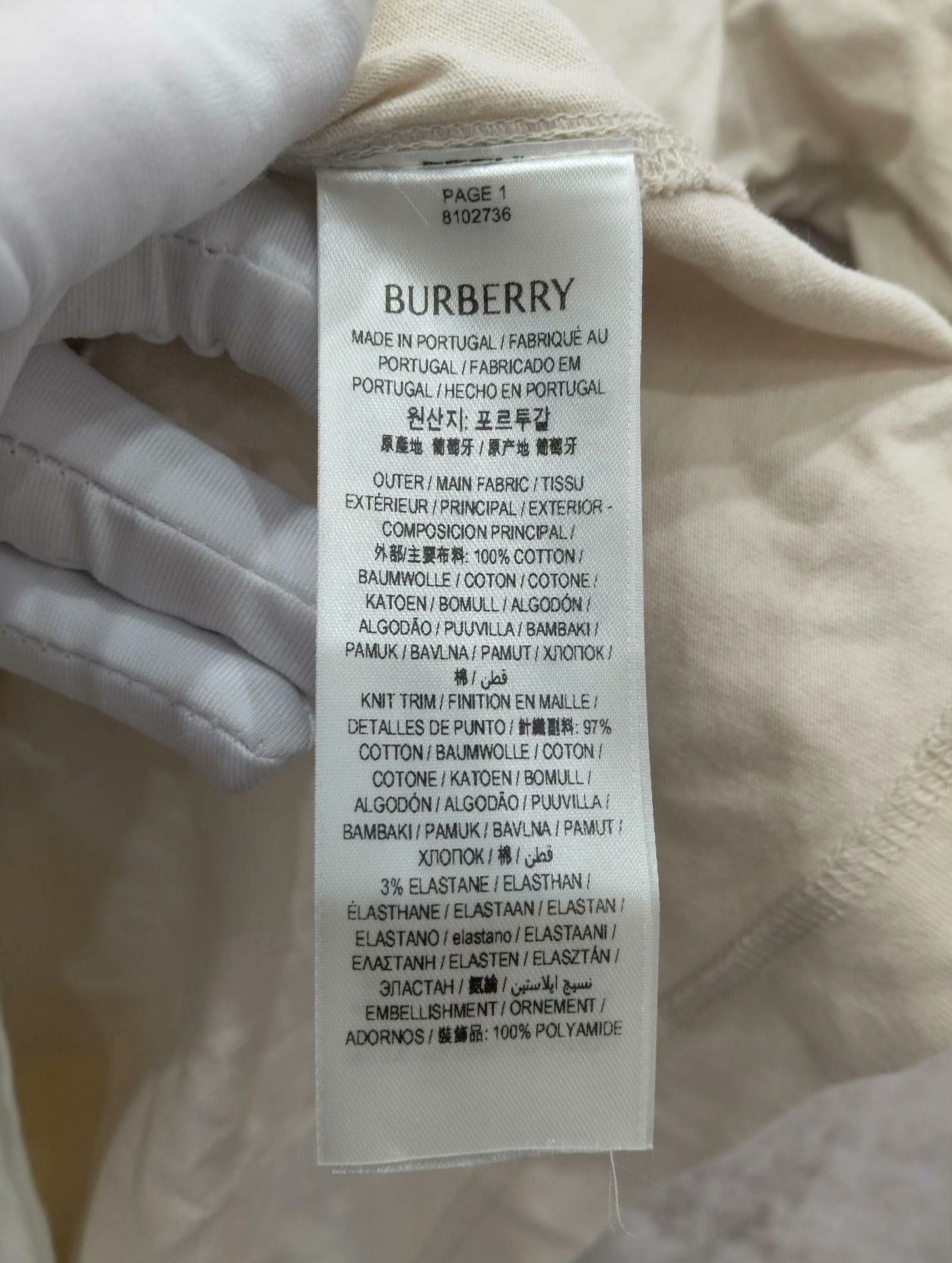 Burberry Burberry T-Shirt M Men Size US M / EU 48-50 / 2 - 5 Thumbnail