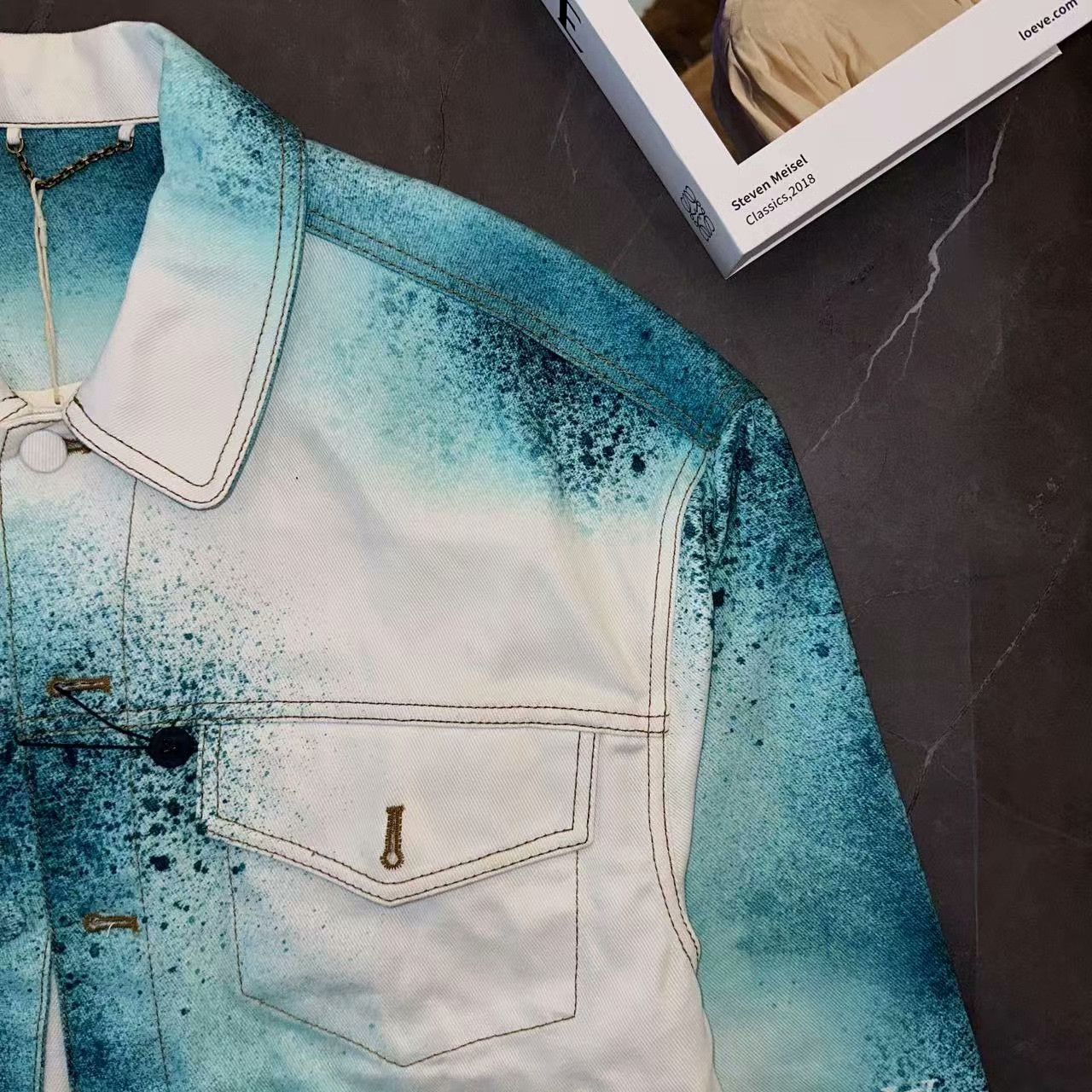 Louis Vuitton Louis Vuitton Denim Blue Light Jacket 48 Men Size US XL / EU 56 / 4 - 4 Thumbnail