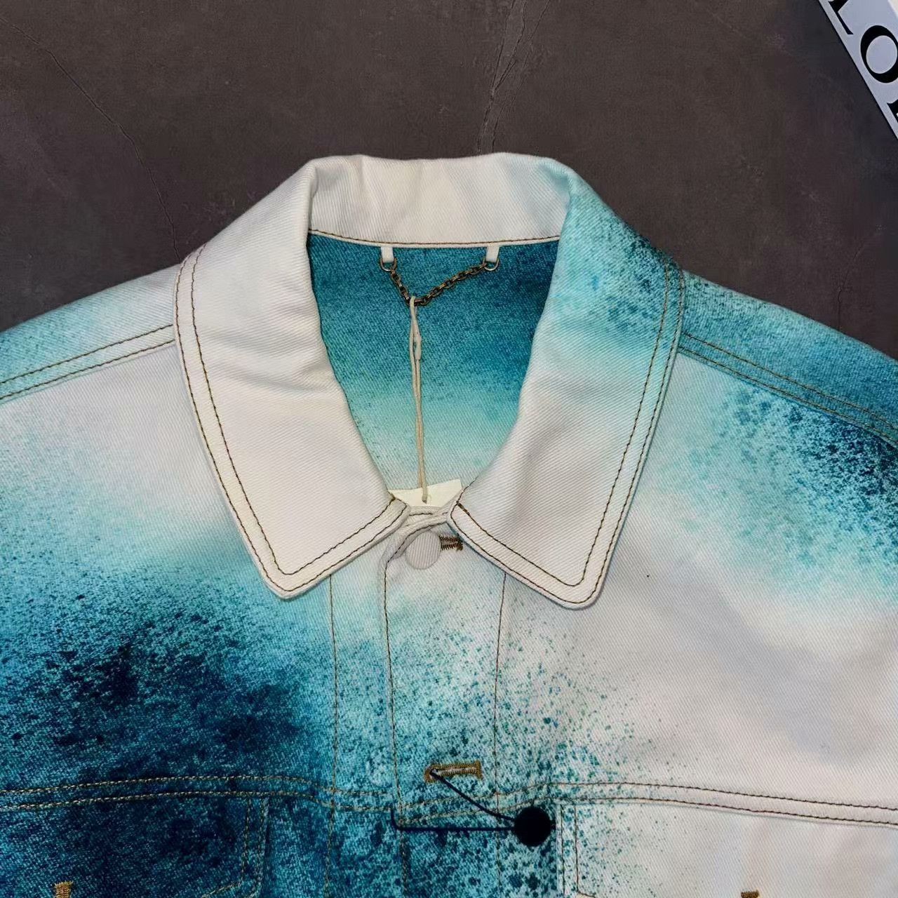 Louis Vuitton Louis Vuitton Denim Blue Light Jacket 48 Men Size US XL / EU 56 / 4 - 3 Thumbnail