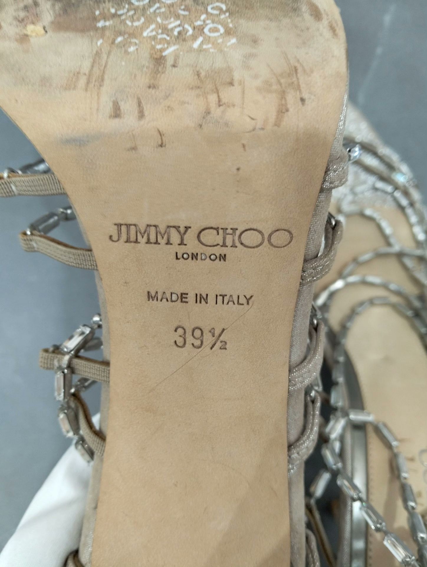 Jimmy Choo Jimmy Choo Beige Sandals 39 Women Size US 8.5 / IT 38.5 - 8 Thumbnail