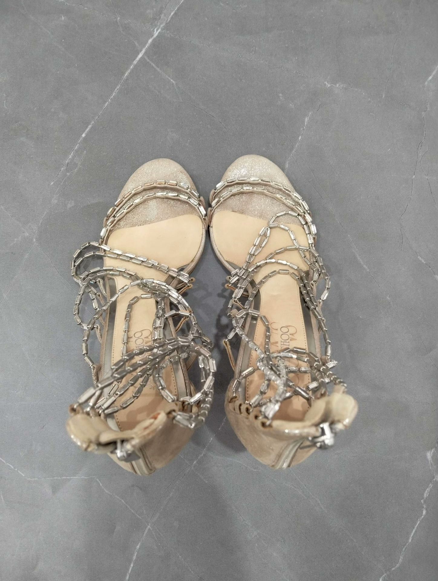 Jimmy Choo Jimmy Choo Beige Sandals 39 Women Size US 8.5 / IT 38.5 - 7 Thumbnail