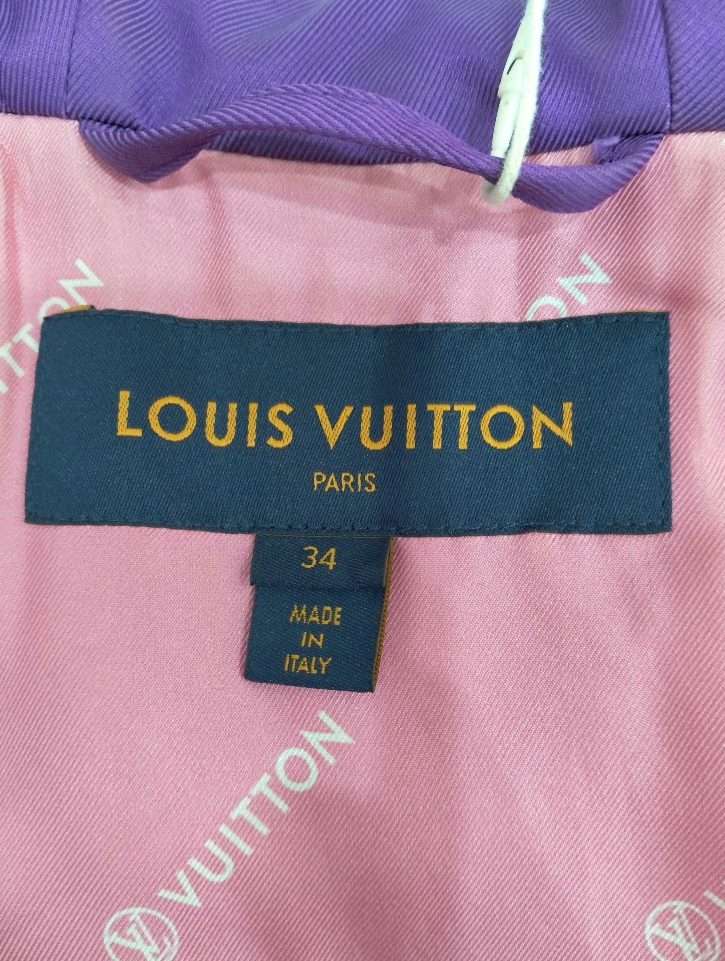 Louis Vuitton Louis Vuitton Purple Jacket 34 Women Size XS / US 0-2 / IT 36-38 - 3 Thumbnail