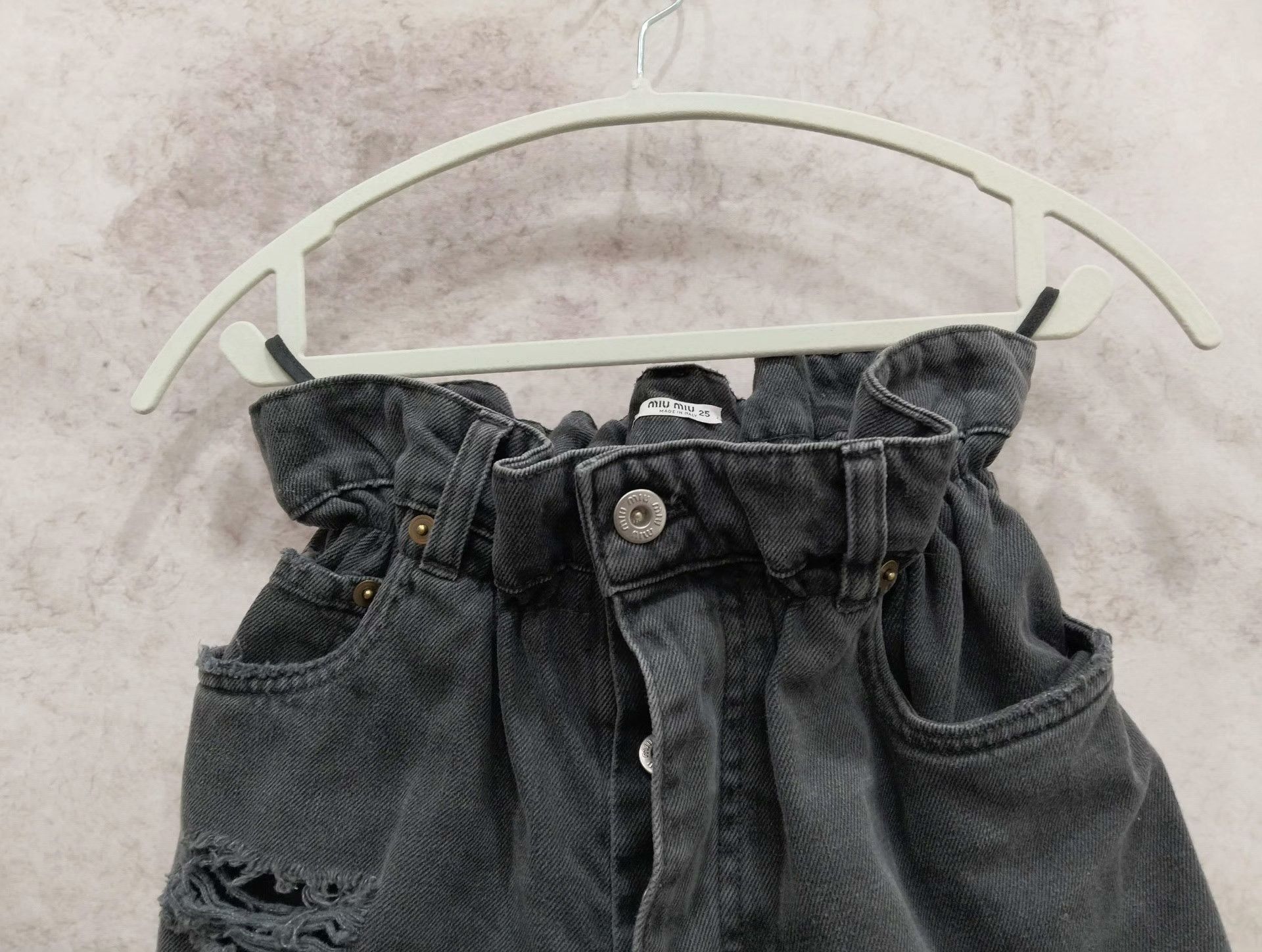 Miu Miu Miu Miu Denim Jeans 25 Women Size 25" / US 0 / IT 36 - 7 Thumbnail