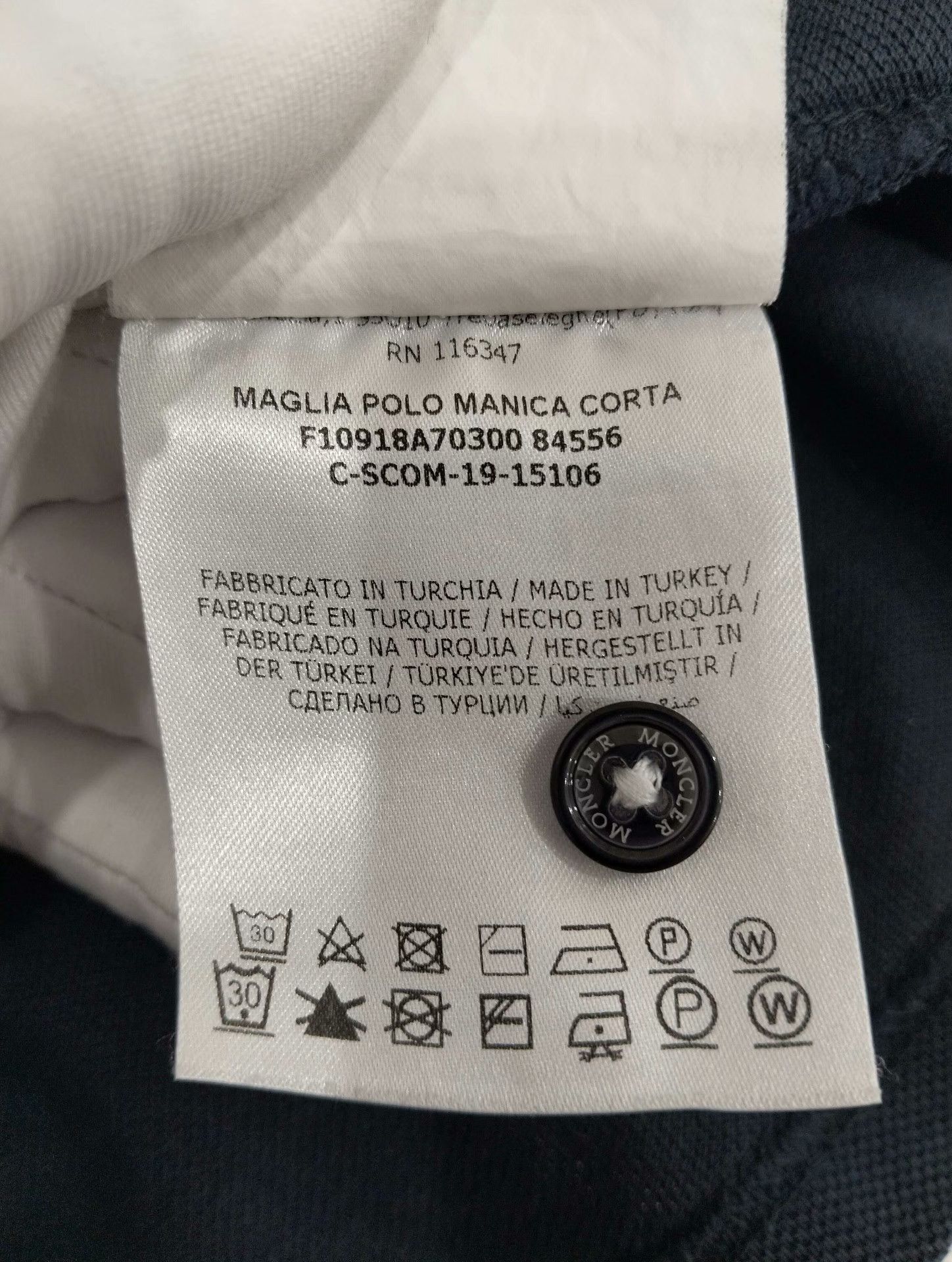 Moncler Moncler Polo XS Men Size US XS / EU 42 / 0 - 6 Thumbnail