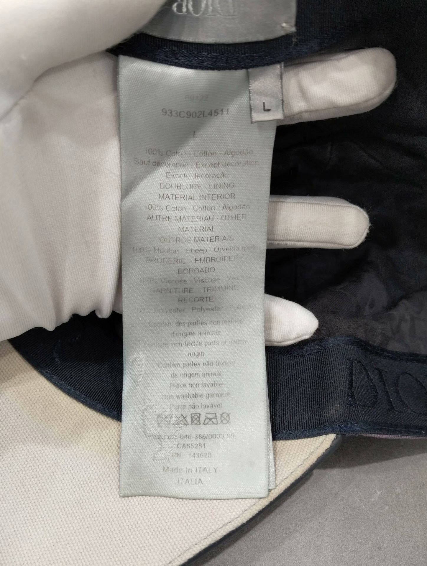 Dior Dior Hat XS Men Size ONE SIZE - 4 Thumbnail