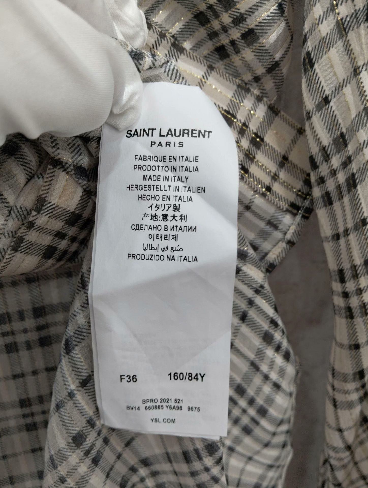Saint Laurent Paris Saint Laurent Paris Shirt 36 Men Size US S / EU 44-46 / 1 - 4 Thumbnail