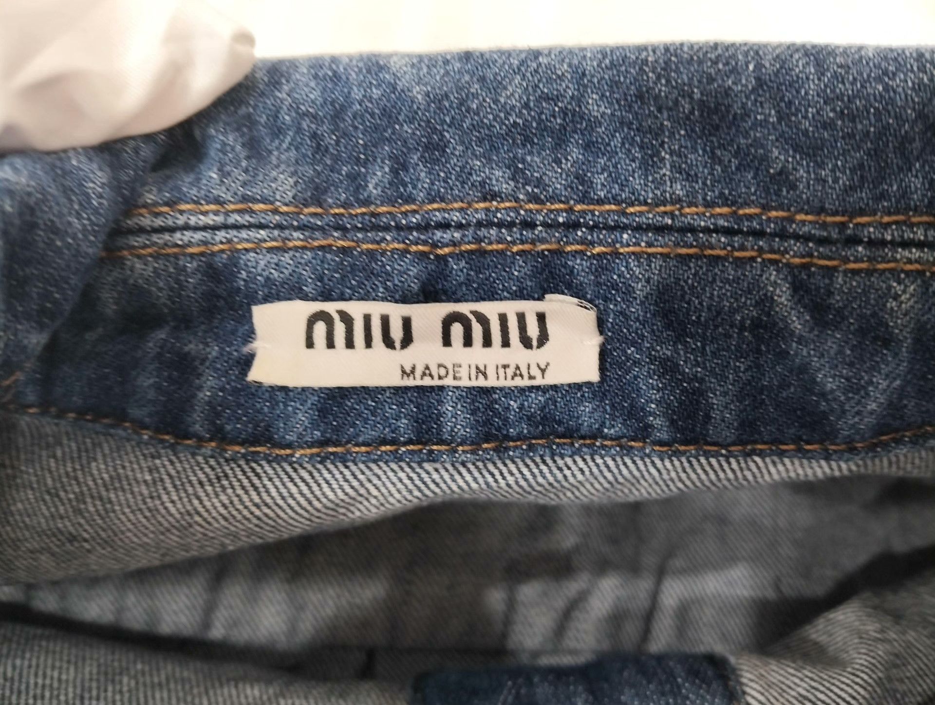 Miu Miu Miu Miu Denim Jacket 38 Women Size S / US 4 / IT 40 - 3 Thumbnail
