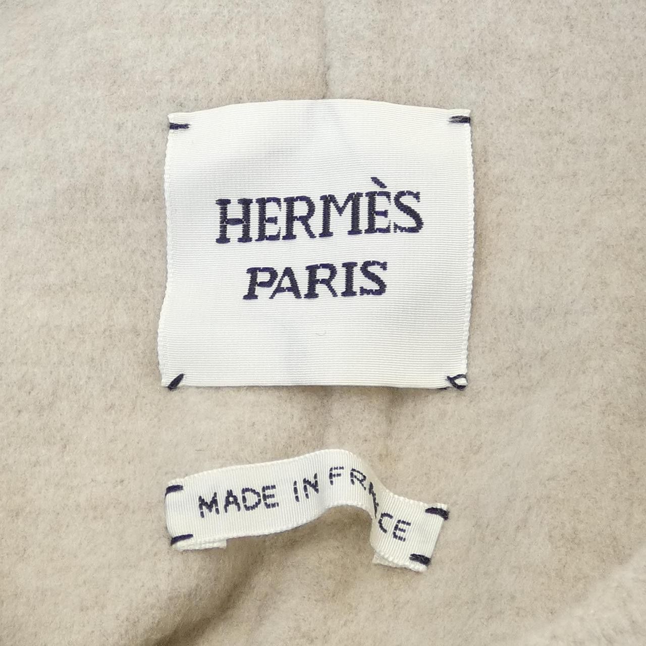 Hermes Hermes Hermes Double Face Cashmere Long Vest Textile Outerwear 3E0223DZ DUTY FREE for USA Size ONE SIZE - 4 Thumbnail