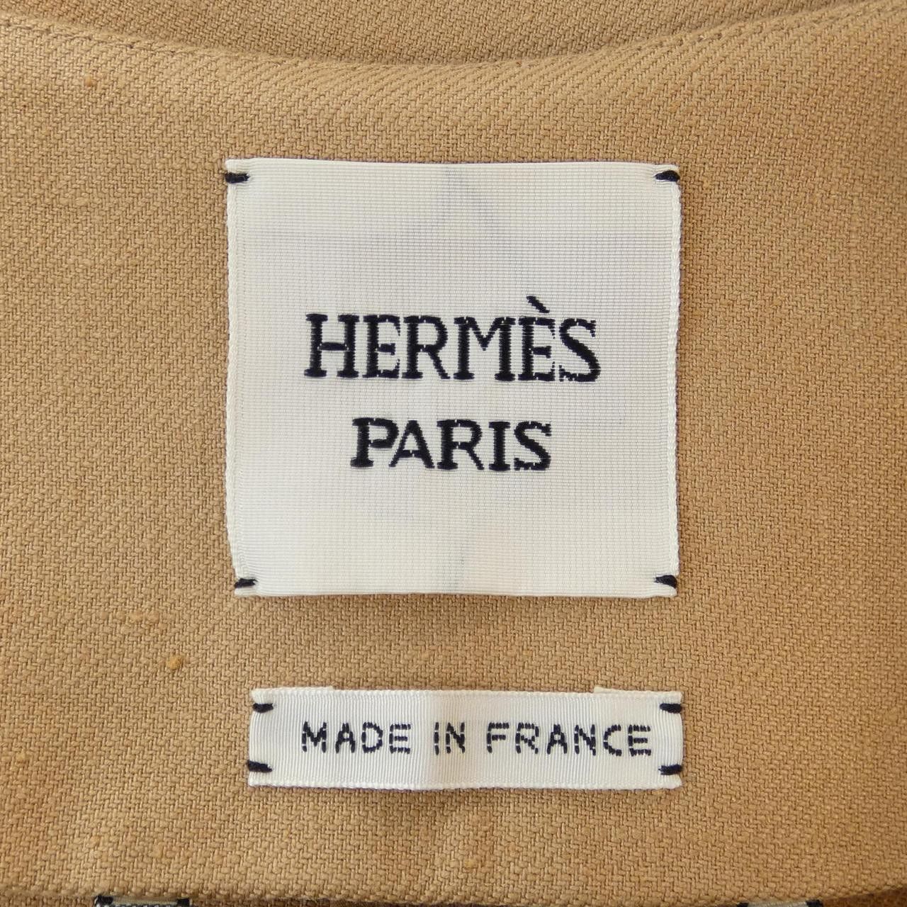 Hermes Hermes Hermes SUPPLE COAT Wool Coat Textile Outerwear DUTY FREE for USA Size ONE SIZE - 5 Thumbnail